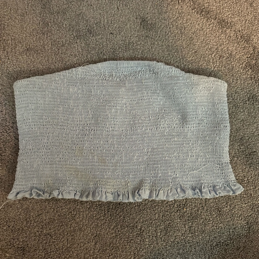 Blue Tube Top Lightly Worn